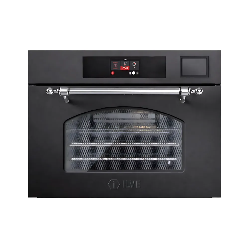 cuptor electric incorporabil cu aburi 3in1, ilve, nostalgie, 36 litri, ultracombi, clasa A+, gri mat/argintiu