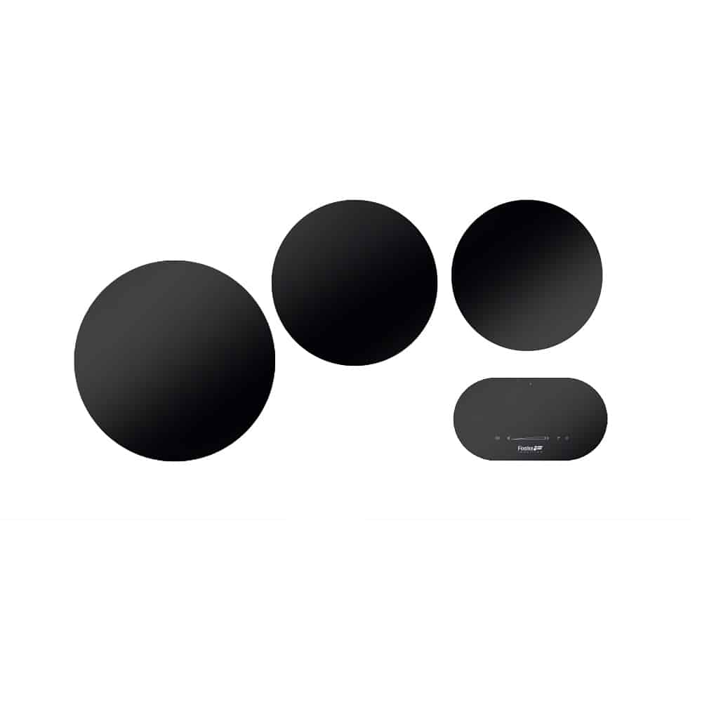Plita modulara cu inductie, Foster, 7366030, 3 zone, negru