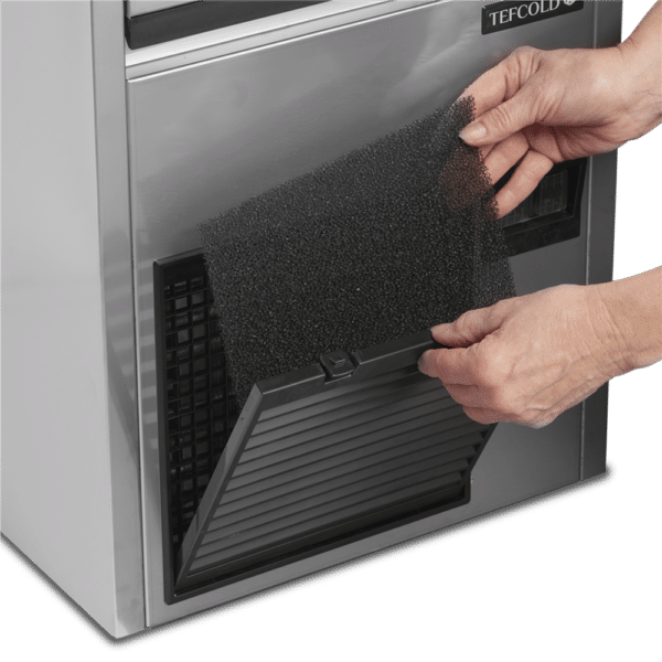 Masina de facut gheata cuburi profesionala, TEFCOLD, TC37, 37 kg/24h, inox