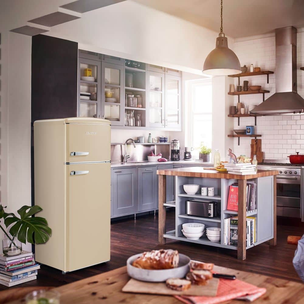 Frigider Retro, Severin, S8985, 246 litri, crem