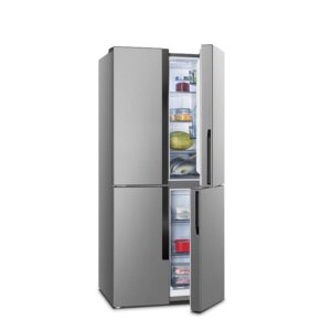 Frigider side by side, SanGiorgio, SQ50NFXDH, 427 litri, inox