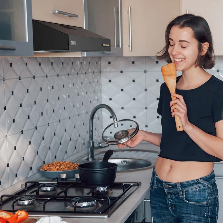 Hota incorporabila, Ciarra, CBCB6903D-B, 220 m³/h, 60 cm, negru