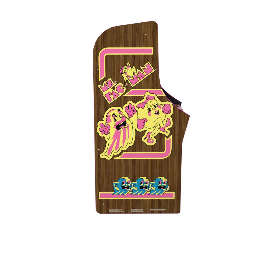 Consola verticala, 10 jocuri, ARCADE1UP, Ms. Pac-Man™ 40th, Colectie Aniversara, multicolor