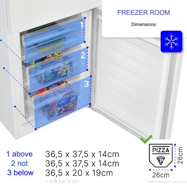 Combina frigorifica, Bomann, KG184.1W, 269 litri, alb