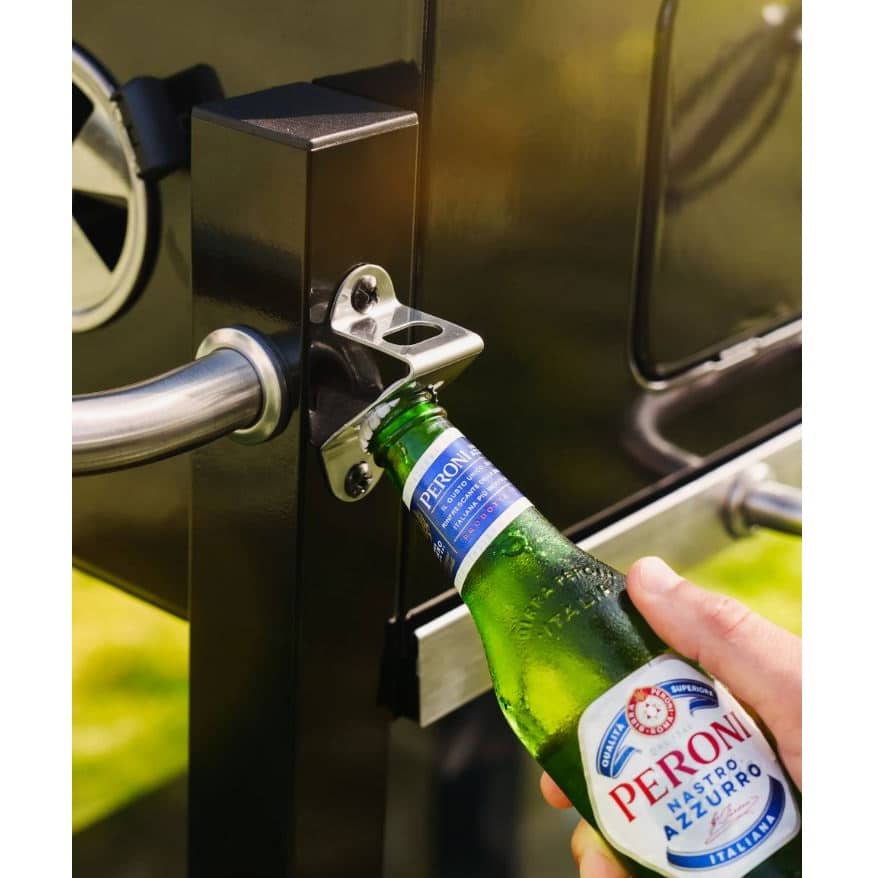 Gratar cu carbuni si termometru integrat, Boretti, CARBONE 2.0, 56 x 42 cm, negru