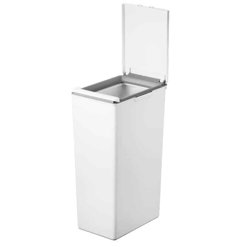 Cos de gunoi modular, EKO, Morandi Touch, 40 l, 1 compartiment, alb