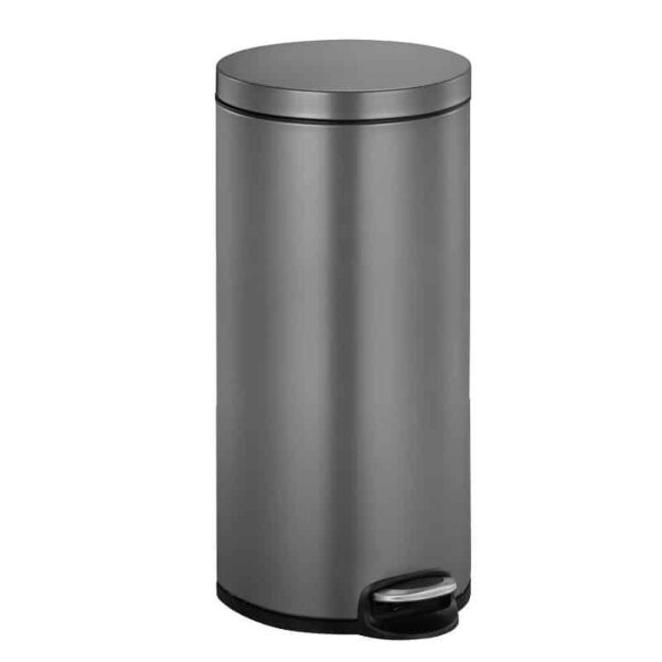 Cos de gunoi cu pedala, EKO, Serene, 30 litri, 1 compartiment, platina