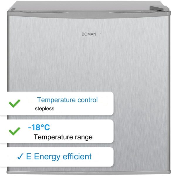 Mini congelator, Bomann, GB341.1, 31 litri, inox