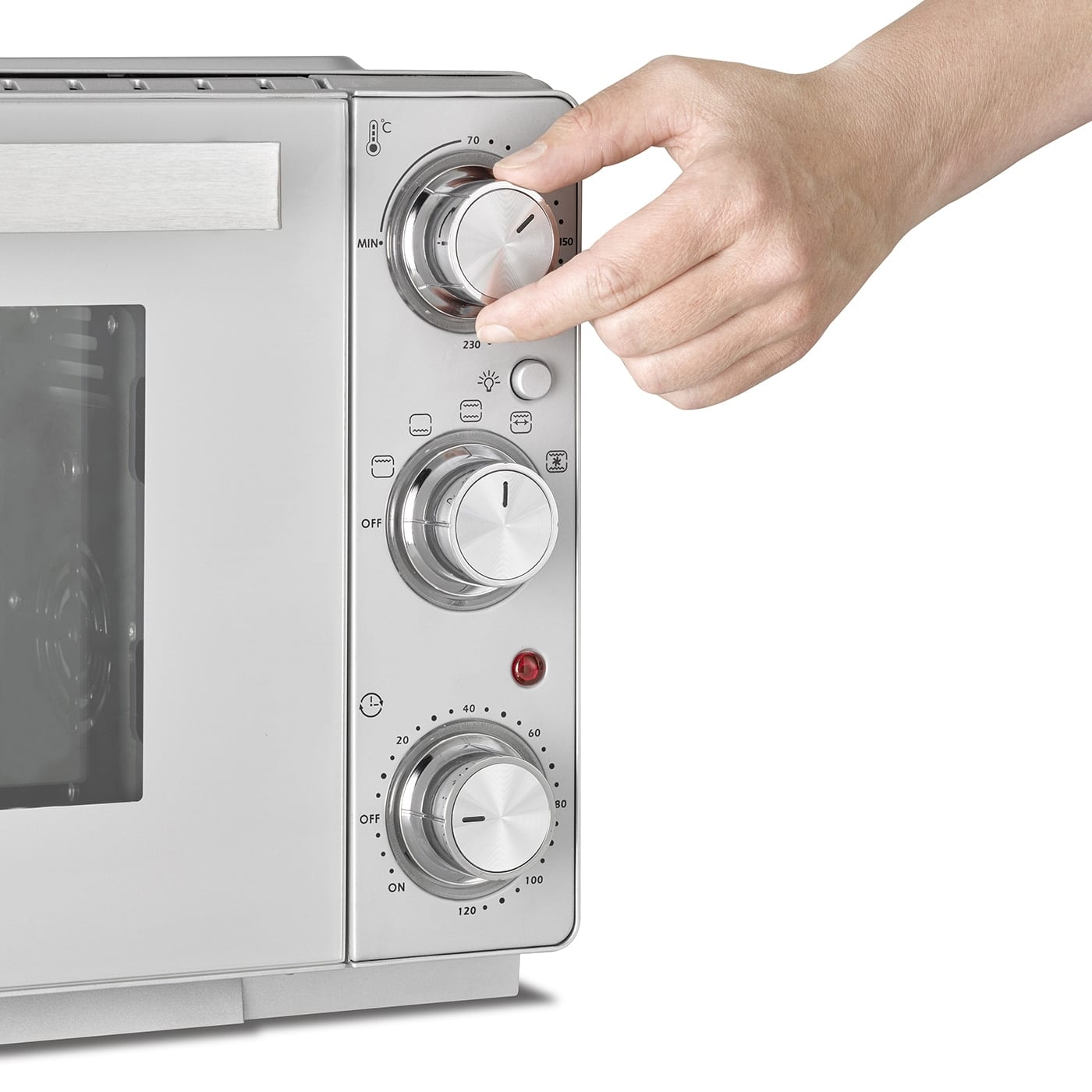 Cuptor electric cu convectie, 26 litri, Caso Germany, TO26 SilverStyle, inox