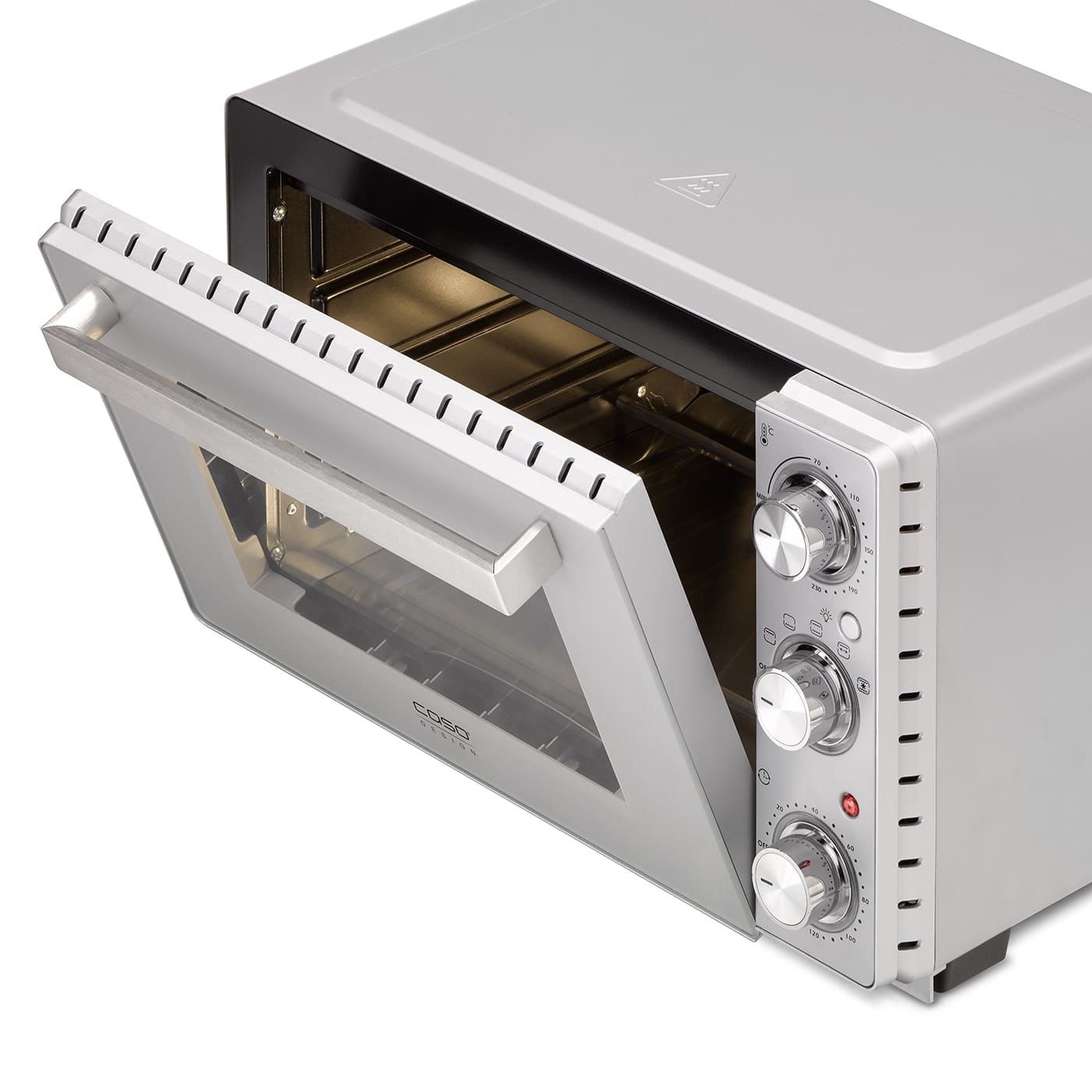 Cuptor electric cu convectie, 26 litri, Caso Germany, TO26 SilverStyle, inox