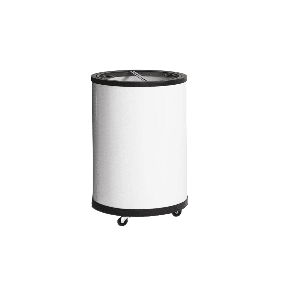 Congelator cilindric pentru inghetata, TEFCOLD, CF78, 72 litri, alb