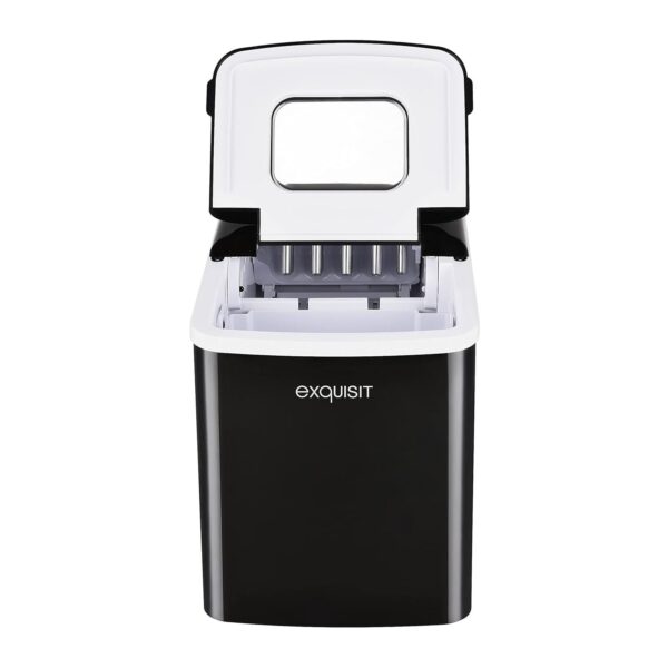 Masina de facut gheata cuburi Exquisit, functie Auto-Clean, 12 kg/24h, negru