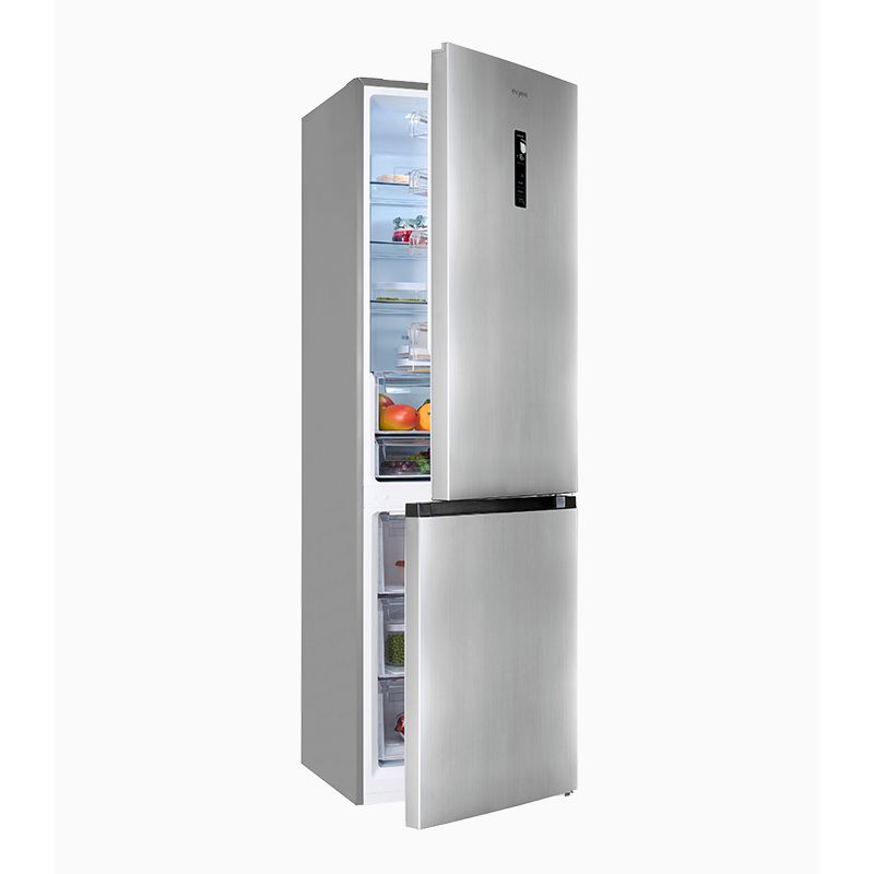 Combina frigorifica Exquisit, Full No Frost, 347 litri, inox