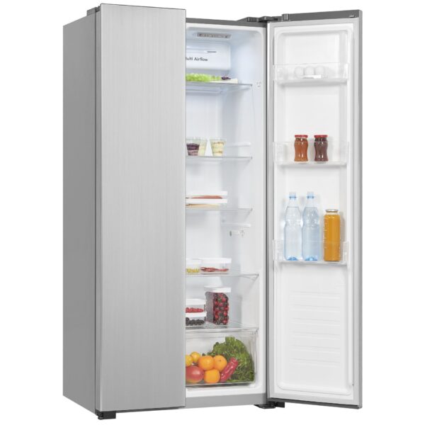 Frigider side by side, Exquisit, Full No Frost, 441 litri, inox