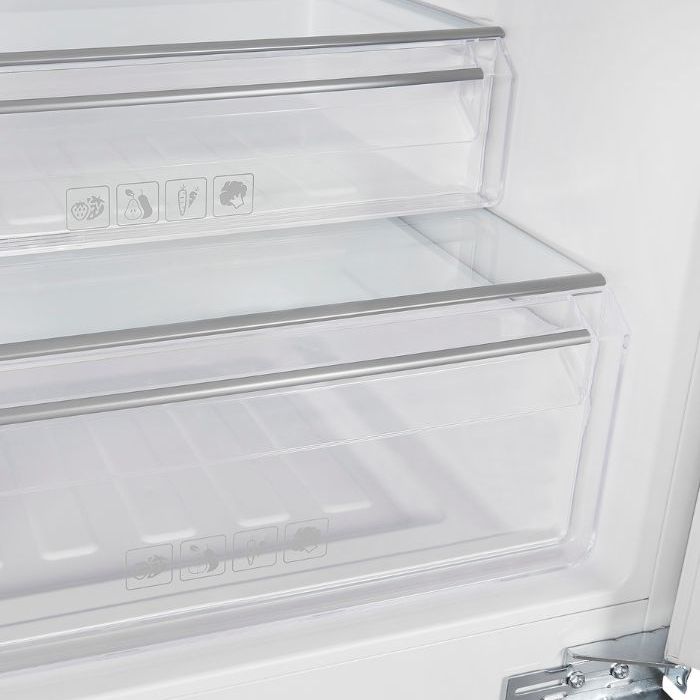 Combina frigorifica incorporabila, Exquisit, mod Super Cool, 249 litri, alb