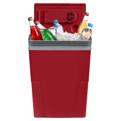 Lada frigorifica electrica, Bomann, 22 litri, rosu