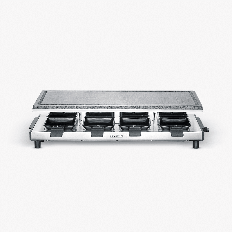 Plita grill si raclette, Severin, S2374, 1700 W, 8 persoane, inox