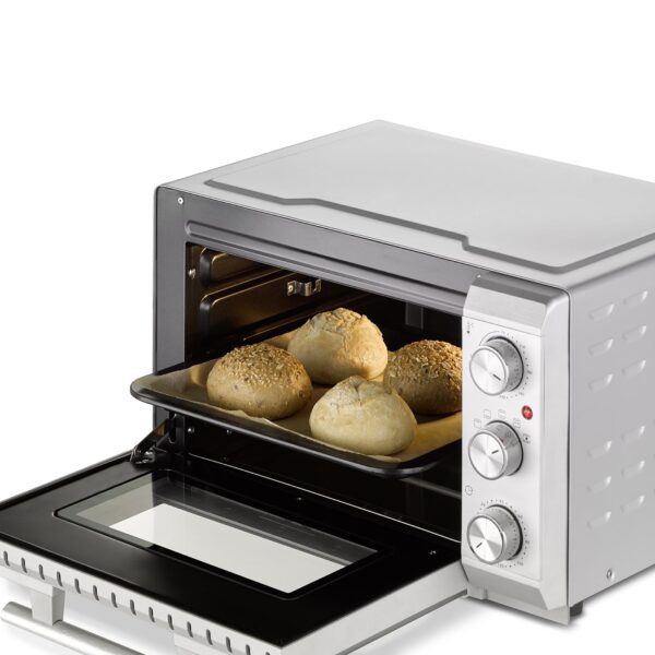Cuptor electric cu convectie, 20 litri, Caso Germany, TO20 SilverStyle, inox