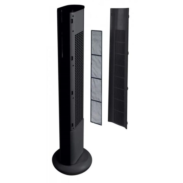 Ventilator camera vertical, Solis, Easy Breezy, negru mat