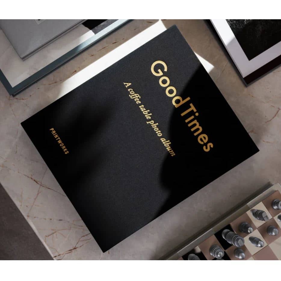 Album foto 60 de poze 10 x 15 cm, Printworks, Good Times Large, negru