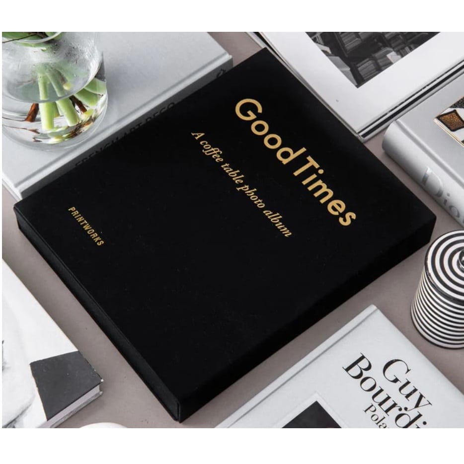 Album foto 60 de poze 10 x 15 cm, Printworks, Good Times Large, negru