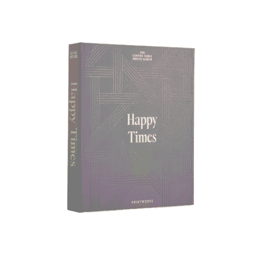 Album foto 60 de poze 10 x 15 cm, Printworks, Happy Times, gri