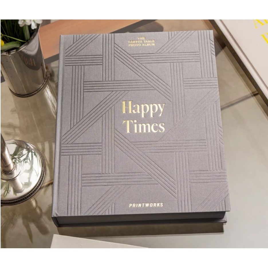 Album foto 60 de poze 10 x 15 cm, Printworks, Happy Times, gri
