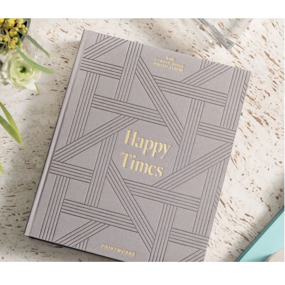 Album foto 60 de poze 10 x 15 cm, Printworks, Happy Times, gri