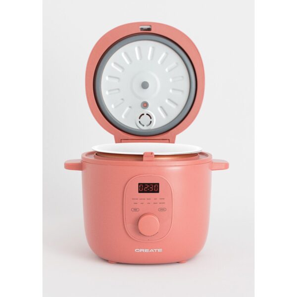 Multicooker Retro, CREATE, Rice Cooker Studio, 2 litri, teracota