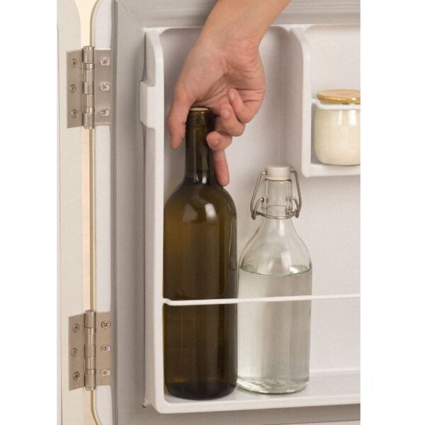 Frigider minibar Retro, CREATE, 48 litri, crem/gold