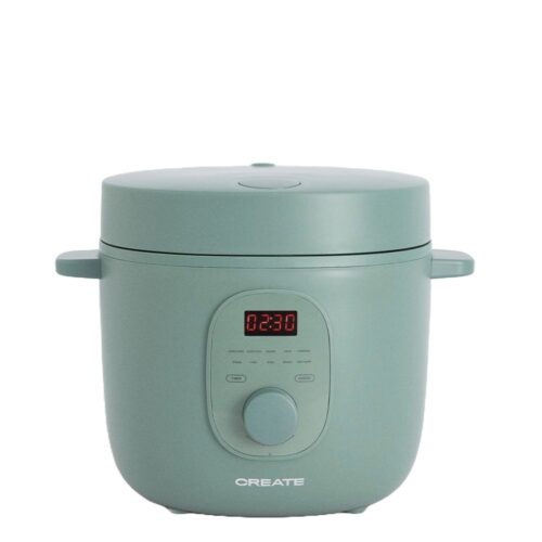 Multicooker Retro, CREATE, Rice Cooker Studio, 2 litri, sage
