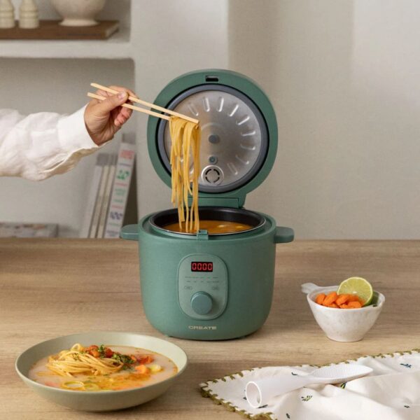 Multicooker Retro, CREATE, Rice Cooker Studio, 2 litri, sage