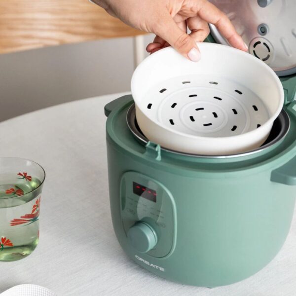 Multicooker Retro, CREATE, Rice Cooker Studio, 2 litri, sage