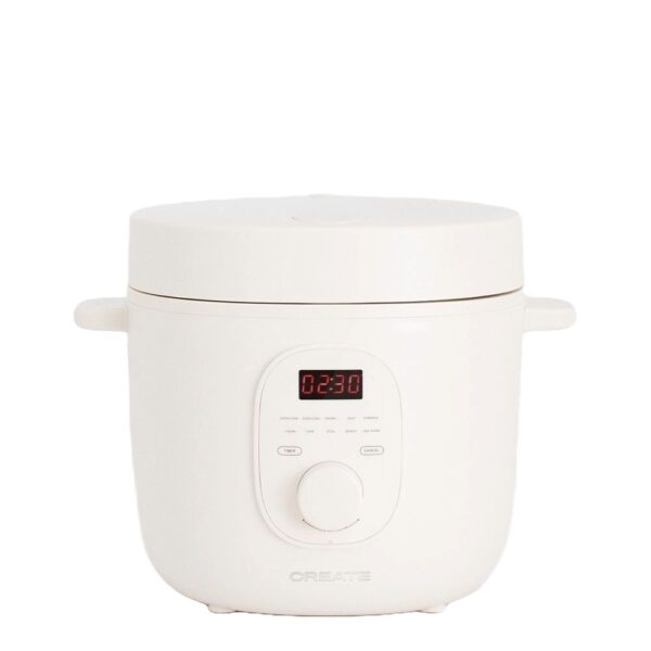 Multicooker Retro, CREATE, Rice Cooker Studio, 2 litri, crem
