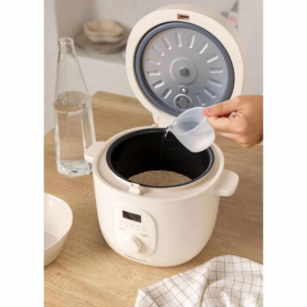 Multicooker Retro, CREATE, Rice Cooker Studio, 2 litri, crem