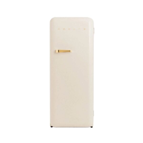 Frigider Retro, CREATE, 281 litri, crem/gold
