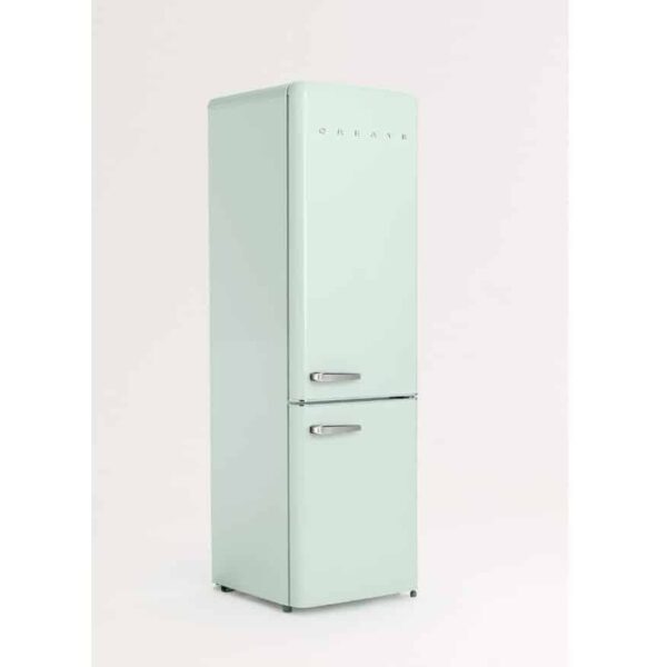 Combina frigorifica Retro, CREATE, 244 litri, verde pastel