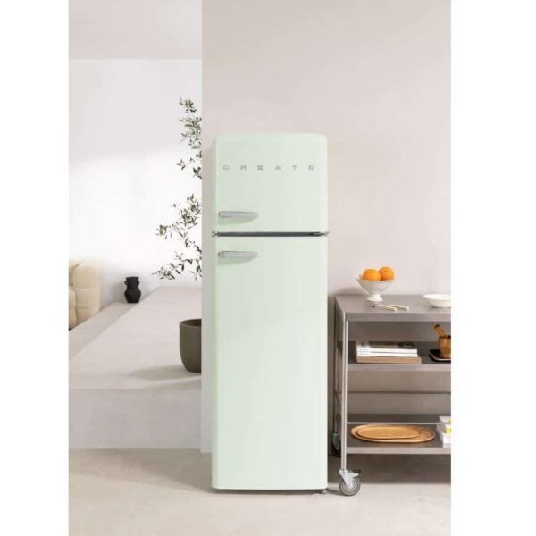 Frigider Retro, CREATE, 246 litri, verde pastel