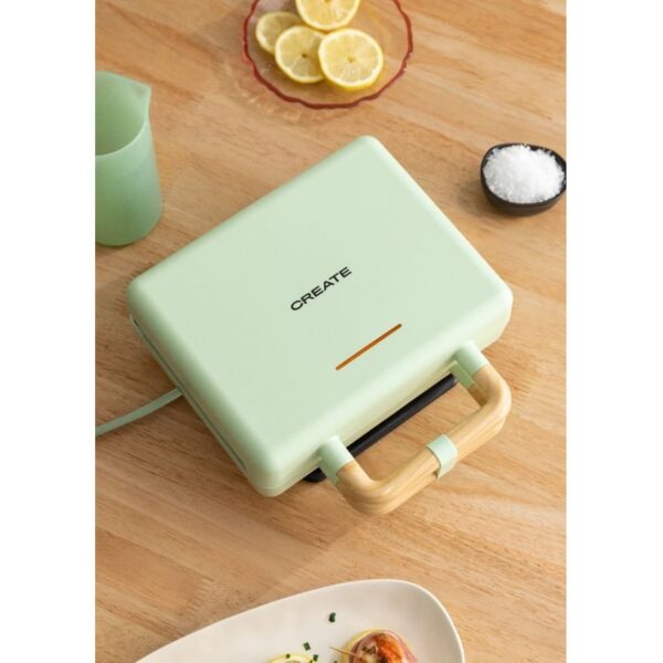 Aparat de vafe/gofre 3in1, CREATE, Stone Studio, verde pastel