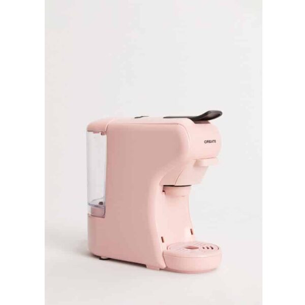 Espressor Retro automat 3in1, CREATE, Potts, roz pastel