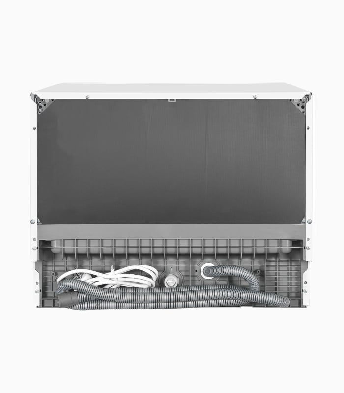 Masina de spalat vase incorporabila, Exquisit, 6 seturi, 55 cm, alb