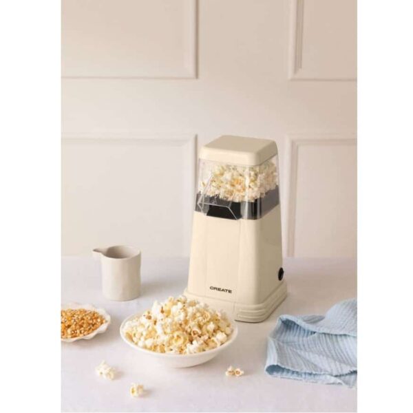 Aparat pentru popcorn, CREATE, Retro, crem