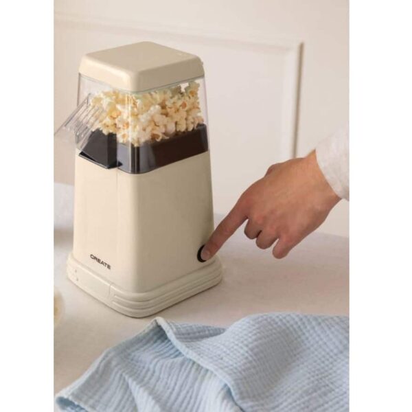 Aparat pentru popcorn, CREATE, Retro, crem