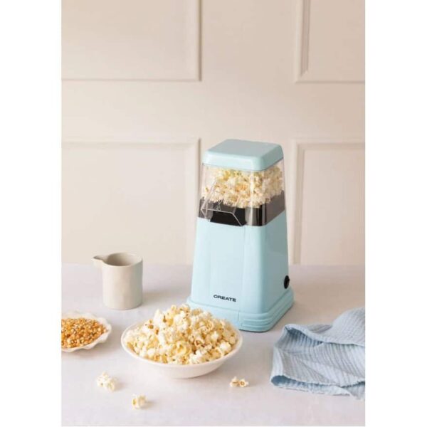 Aparat pentru popcorn, CREATE, Retro, bleu pastel