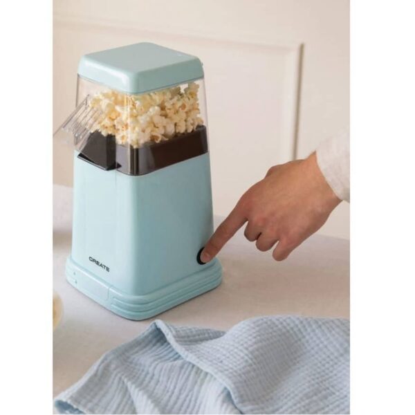Aparat pentru popcorn, CREATE, Retro, bleu pastel