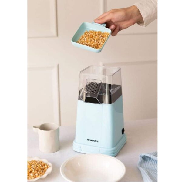 Aparat pentru popcorn, CREATE, Retro, bleu pastel