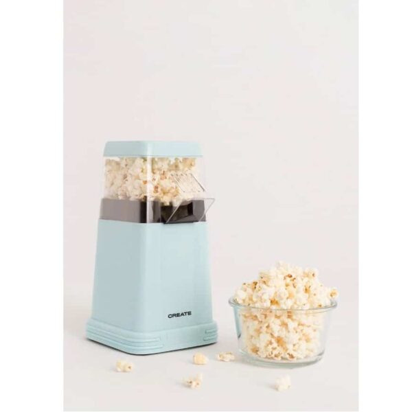 Aparat pentru popcorn, CREATE, Retro, bleu pastel
