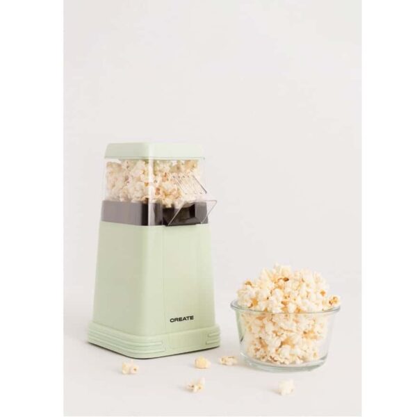 Aparat pentru popcorn, CREATE, Retro, verde pastel