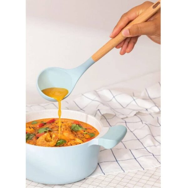 Set 11 ustensile de bucatarie, CREATE, Kitchenware Studio, bleu pastel