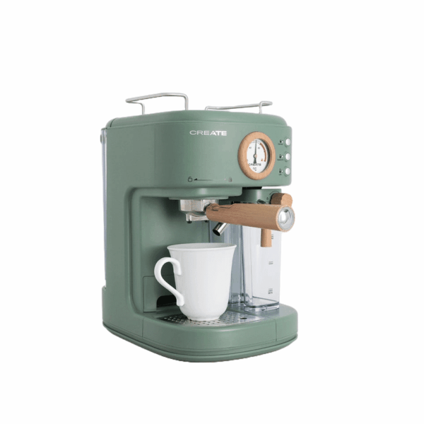 Espressor Retro semiautomat, CREATE, Thera Retro Pro, sage